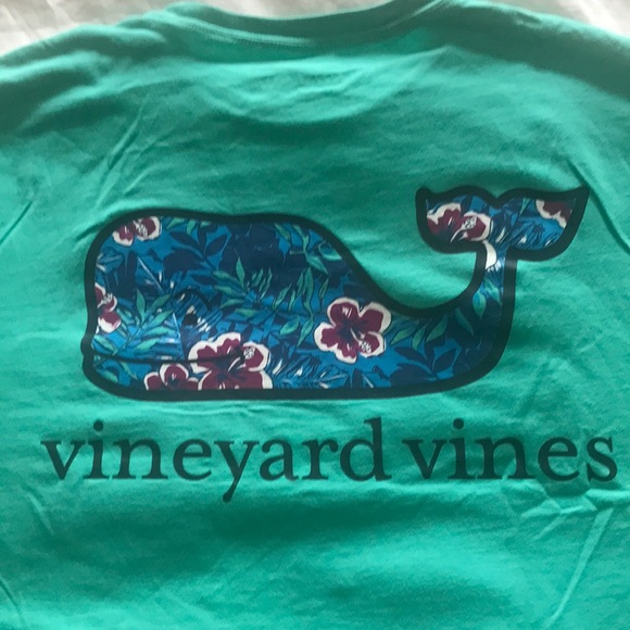 Vineyard Vines T-shirt EUC Size S Color Antigua Green - Picture 2 of 7